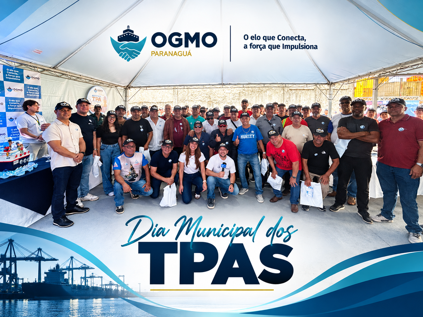 OGMO/Paranaguá celebra Dia Municipal do TPA com integração, reconhecimento e investimento em capacitação